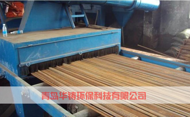 鋼筋拋丸機清理現場圖 鋼筋拋丸機清理現場圖