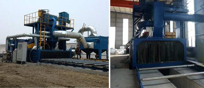 鋼板拋丸機，鋼結構拋丸機